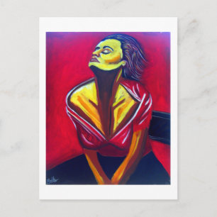 Red Sunshine Postkarte