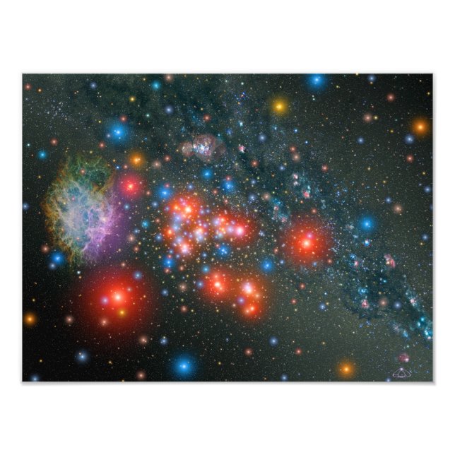 Red Super Giant Cluster Fotodruck (Vorne)