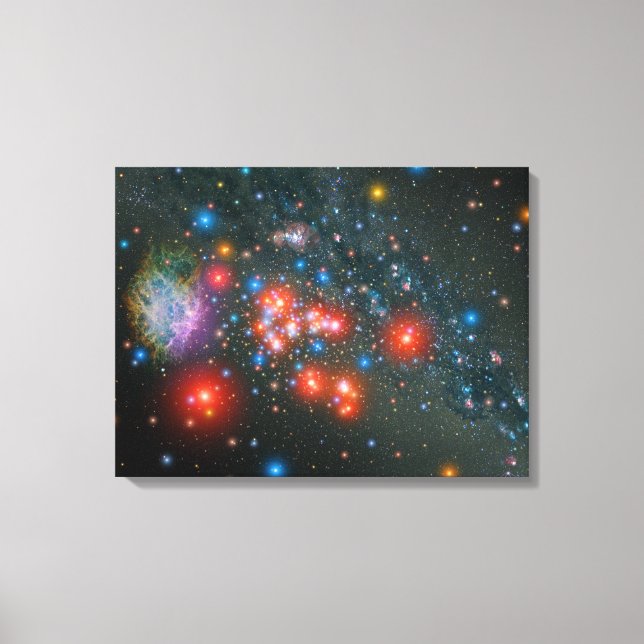 Red Super Giant Cluster Leinwanddruck (Vorderseite)