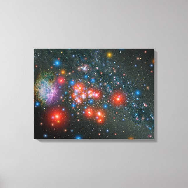 Red Super Giant Cluster Leinwanddruck (Vorderseite)