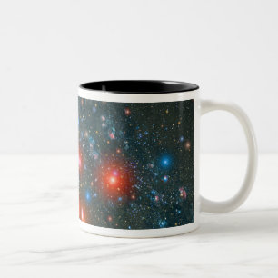 Red Super Giant Cluster Zweifarbige Tasse