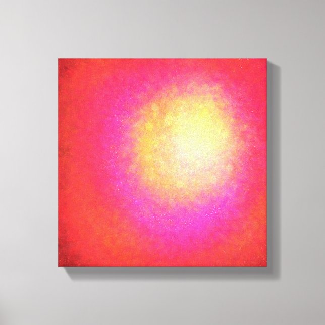 Red Supernova - Vibrannte Canvas Print Leinwanddruck (Vorderseite)