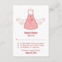 Red Sweet Chemistry Response Card