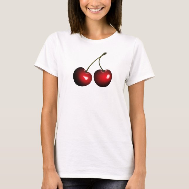 Red Sweet Cherries T - Shirt (Vorderseite)