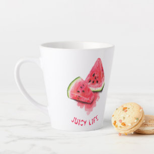 Red Sweet Juicy Watermelon Latte Tasse