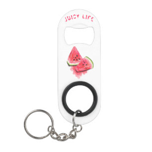 Red Sweet Juicy Watermelon Pieces - Frische Pasta  Mini Flaschenöffner