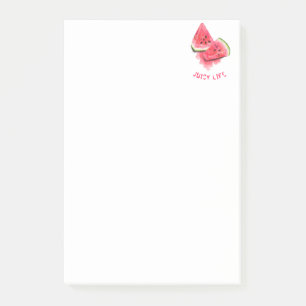 Red Sweet Juicy Watermelon Pieces - Frische Pasta  Post-it Klebezettel