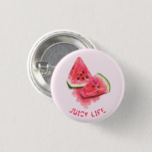 Red Sweet Juicy Watermelons Button Stücke Geschmac
