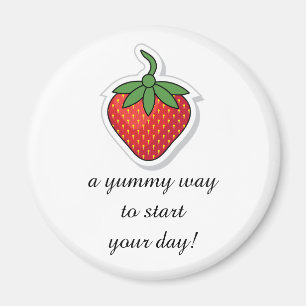 Red Sweet Strawberry - Bearbeitungssatz Magnet