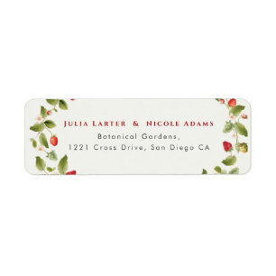 Red Sweet Wild Strawberry Blume Hochzeit