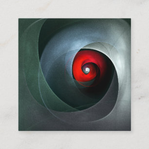 Red Swirl Artistic Modern Abstrakt Art Pattern #19 Begleitkarte
