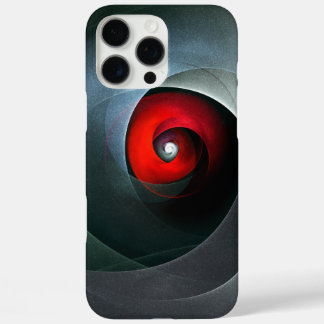 Red Swirl Artistic Modern Abstrakt Art Pattern #19 iPhone 16 Pro Max Hülle