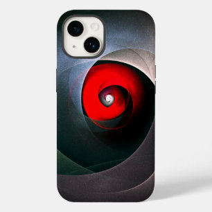 Red Swirl Artistic Modern Abstrakt Art Pattern #19 Case-Mate iPhone 14 Hülle