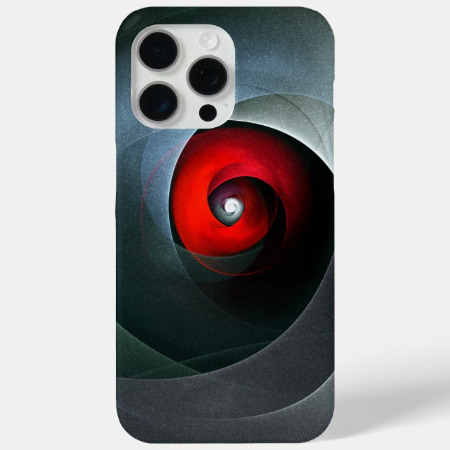 Red Swirl Artistic Modern Abstrakt Art Pattern #19 Case-Mate iPhone Hülle (Rückseite)