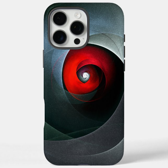 Red Swirl Artistic Modern Abstrakt Art Pattern #19 Case-Mate iPhone Hülle (Rückseite)