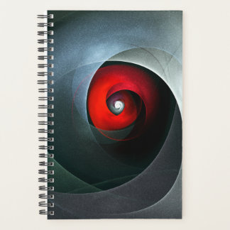 Red Swirl Artistic Modern Abstrakt Art Pattern #19 Planer