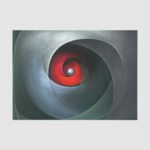 Red Swirl Artistic Modern Abstrakt Art Pattern #19 Seidenpapier