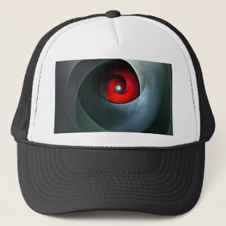 Red Swirl Artistic Modern Abstrakt Art Pattern #19 Truckerkappe