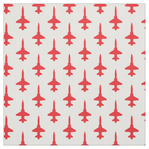 Red T-38 Talon Pattern auf weißem Stoff