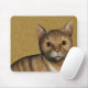 Red Tabby Cat Mousepad (Mit Mouse)