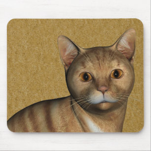 Red Tabby Cat Mousepad