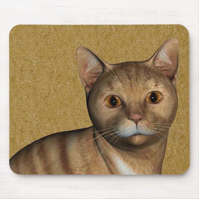 Red Tabby Cat Mousepad (Vorne)