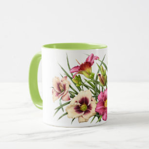 Red Taglilie Bouquet Tasse