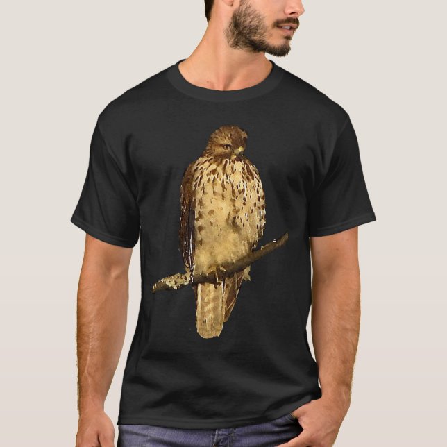 Red Tailing Hawk T-Shirt (Vorderseite)