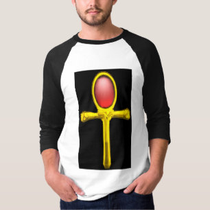 RED TALISMAN / GOLDEN ANKH T-Shirt