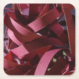 Red Tape Rechteckiger Pappuntersetzer