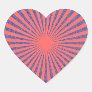 Red Target - Herz-Aufkleber