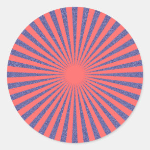 Red Target - Runder Aufkleber