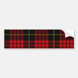Red Tartan Autoaufkleber