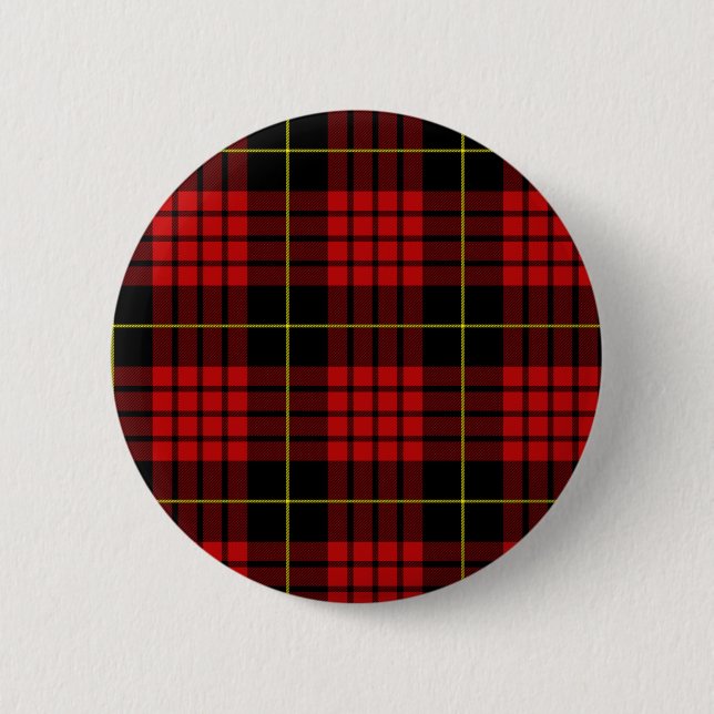 Red Tartan Button (Vorderseite)