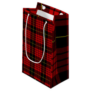 Red Tartan Geschenktasche Kleine Geschenktüte