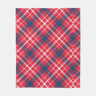 Red Tartan Kariert Blanket - Gemütlicher Fleece Th