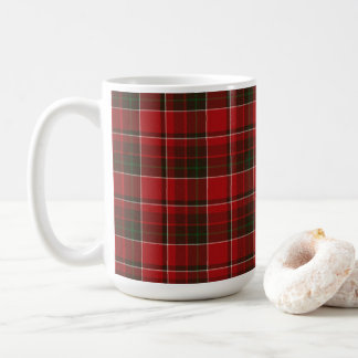 Red Tartan Karo Kaffeetasse