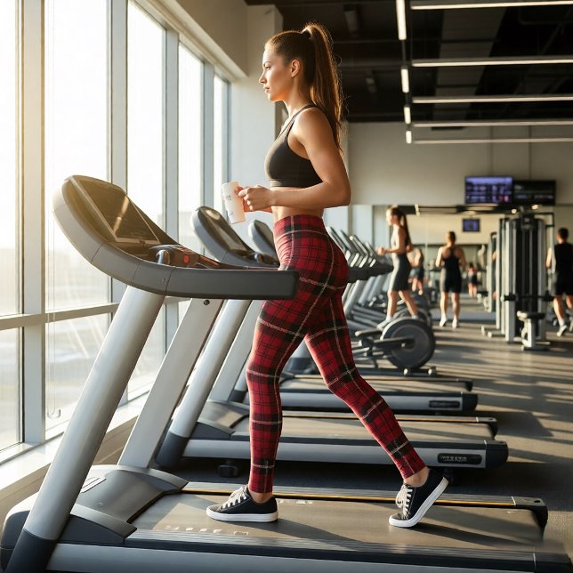 Red Tartan Leggings (Von Creator hochgeladen)