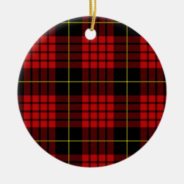Red Tartan Ornament (Vorne)