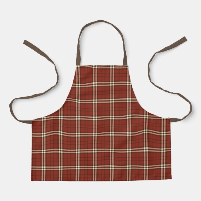 Red Tartan Schürze (Vorderseite)