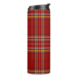 Red Tartan Thermosbecher