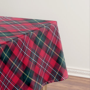 Red Tartan Tischdecke