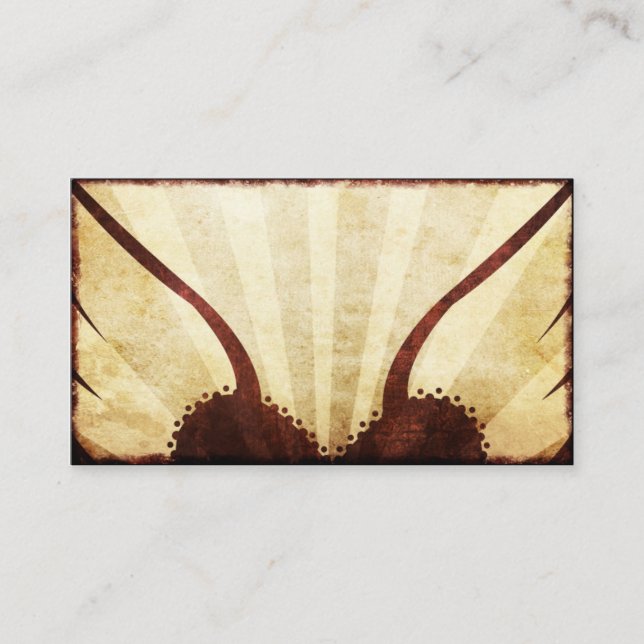 Red Tattoo Winged Heart RSVPCards Begleitkarte (Vorderseite)