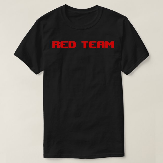 Red Team Cyber Security Raglan Baseball T-Shirt (Design vorne)