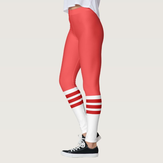 Red Team Tube Sock Leggings (Links)