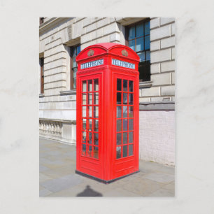 Red Telefone Box, Westminster London Postcard Postkarte