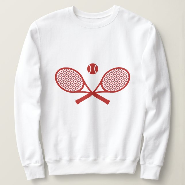 Red Tennis Sweatshirt (Design vorne)