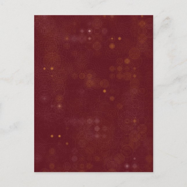 Red Teppich Postkarte (Vorderseite)