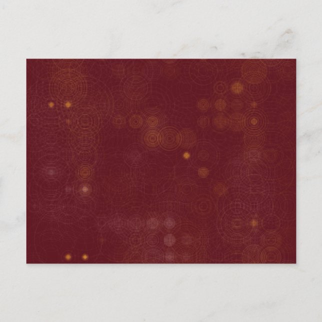 Red Teppich Postkarte (Vorderseite)