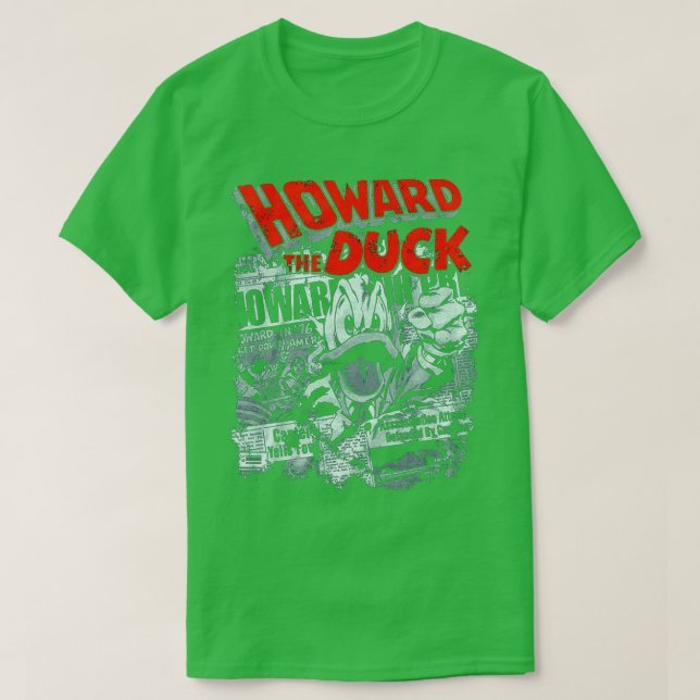 Red text Howard art the Duck gift for fans T-Shirt (Design vorne)